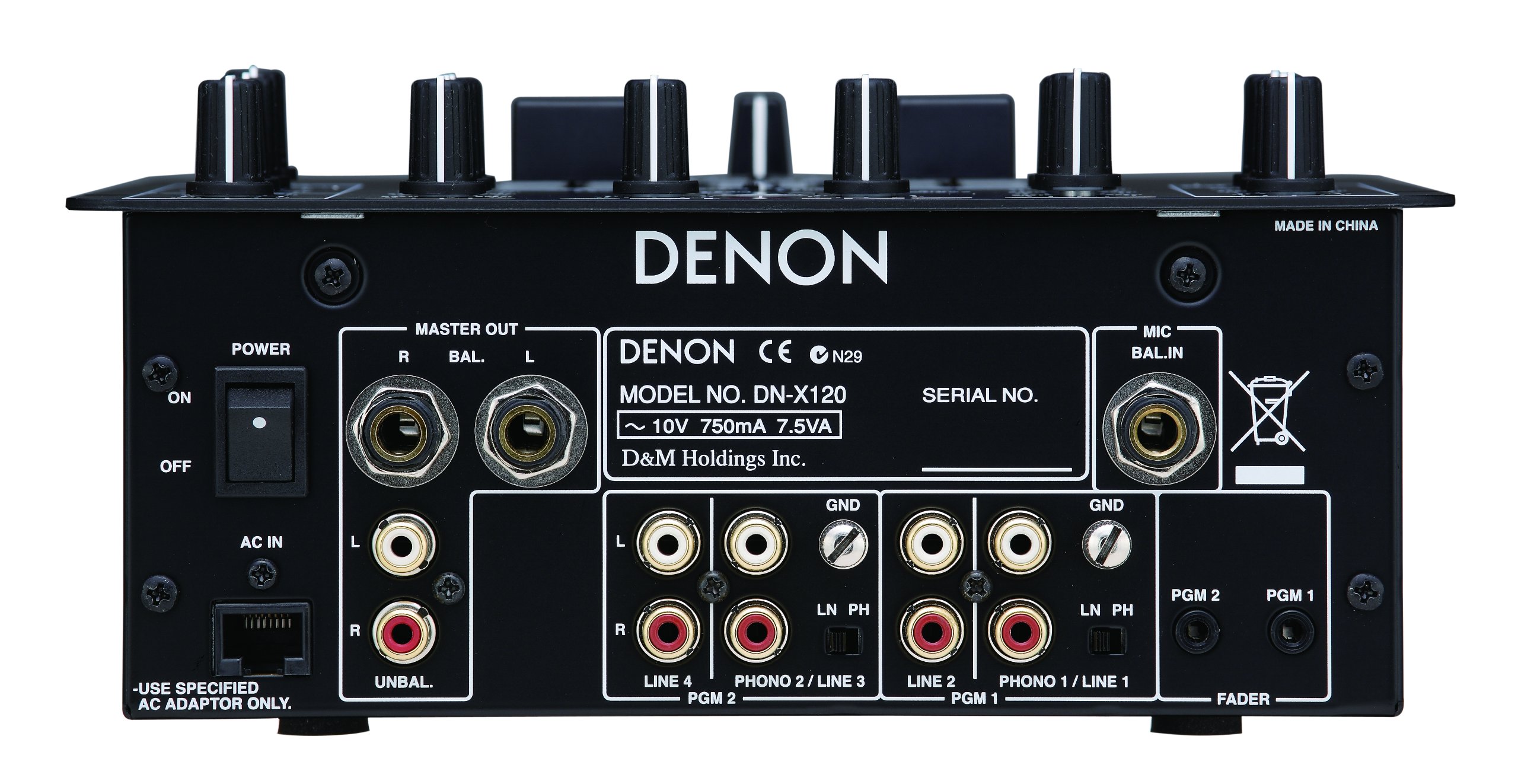 Amazon.com: Denon DJ Accesorio mezclador (DN-X120) : Instrumentos